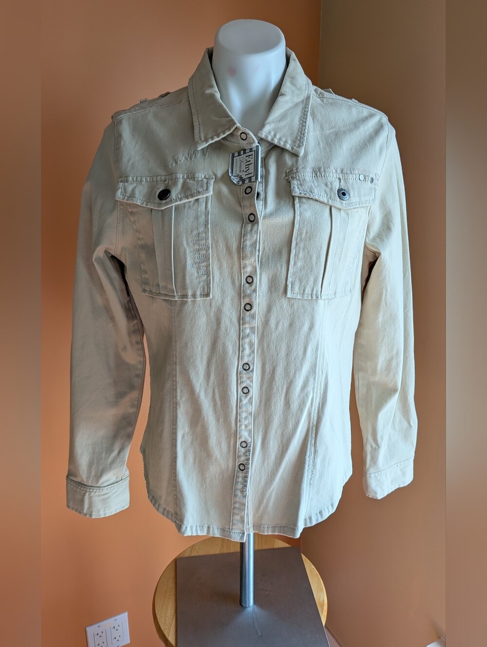 New Ethyl Women's Jacket 98% Cotton Size L